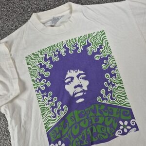 Jimi Hendrix Electric Voodoo Gypsy 1995 T-Shirt Size XL Made in USA Double Sided